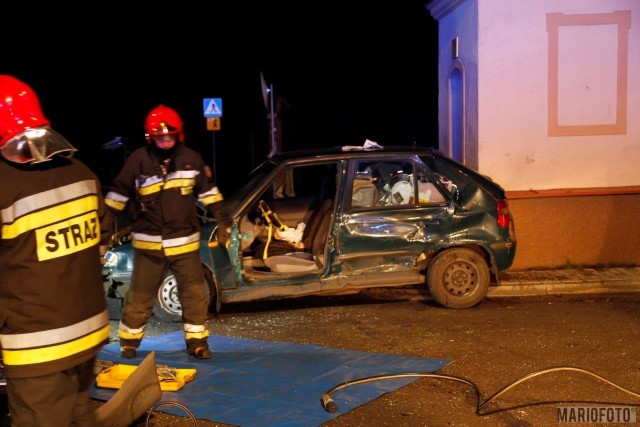 12 grudnia. Wypadek na drodze wojewódzkiej 414. W Górkach zderzyły się dwa samochody.