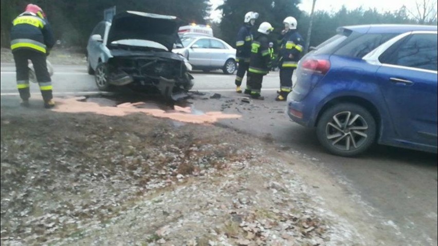 W akcji uczestniczyły JRG Mońki ,OSP Knyszyn,Policja i...