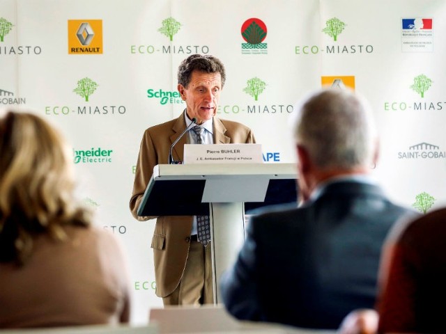 Rzeszów stratuje w konkursie Eco-MiastoPierre Buhler, ambasador Francji w Polsce na konferencji ECO-MIASTO 2014.