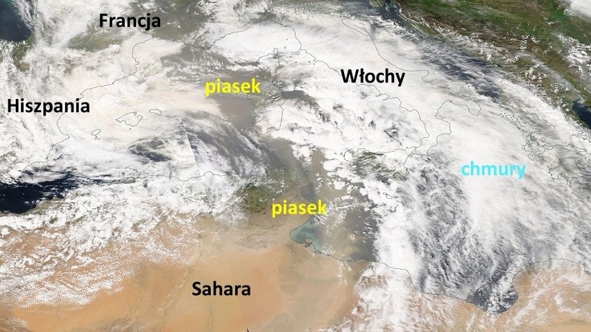 Pył saharyjski 2019 nad Polską. Nad region radomski nadciągają chmury piasku z Sahary. Burza piaskowa nad Radomiem? "To całkiem możliwe"