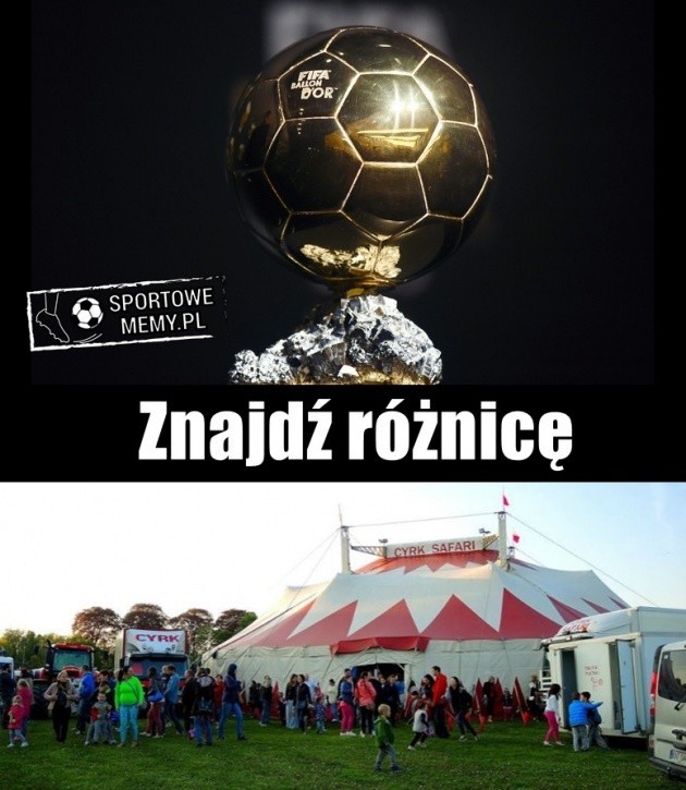 Złota Piłka 2019 memy
