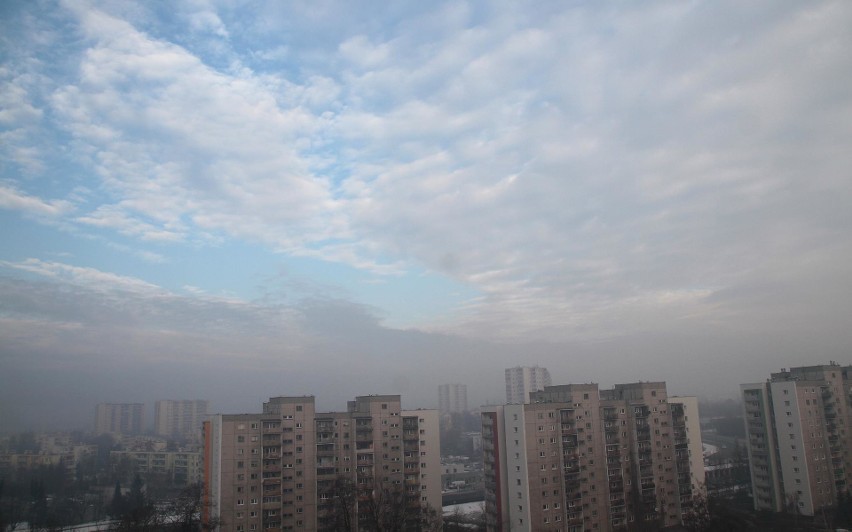 Kraków. Smog nad Prądnikiem Czerwonym [ZDJĘCIA]