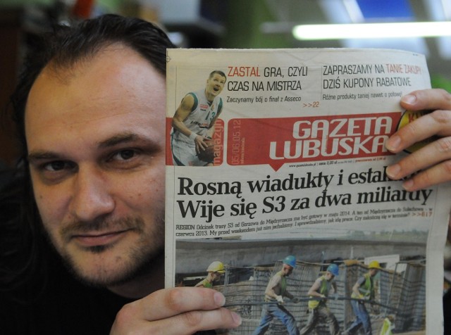 Szymon Kozica, dziennikarz "Gazety Lubuskiej"