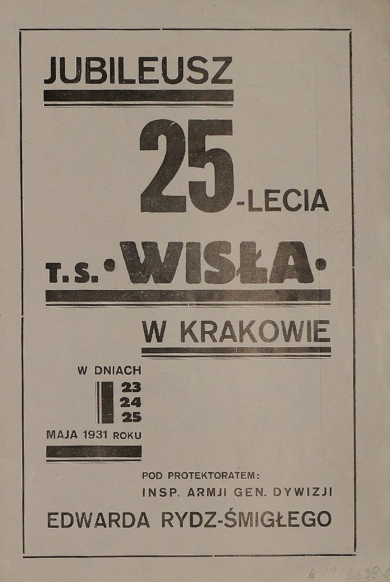 Historyczne plakaty z meczów Cracovii z Wisła z lat 1946/47 [GALERIA]