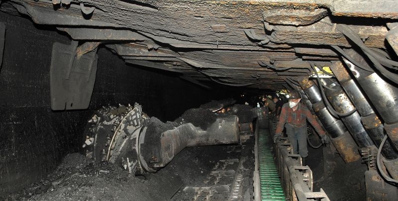 Wszrąsy w kopalni