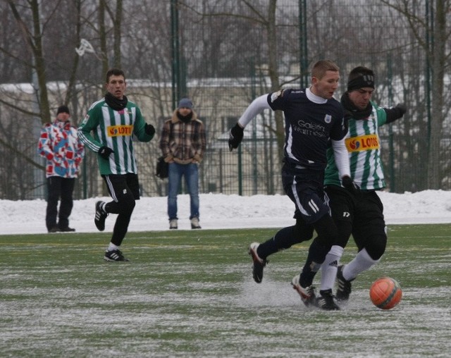 Samuel Pietre dobrze zaprezentował się w sparingu Lechii Gdańsk zeStomilem Olsztyn