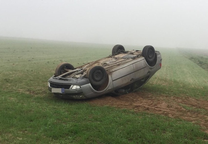 Dachowanie między Ołdakami a Rozworami, 24.10.2019