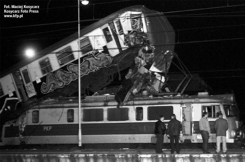 Wypadek kolejowy w Wejherowie. 18.05.99...
