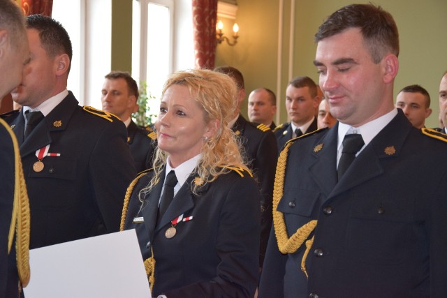 Młodsza ogniomistrz Katarzyna Tomaszewska otrzymała awans na ogniomistrza.