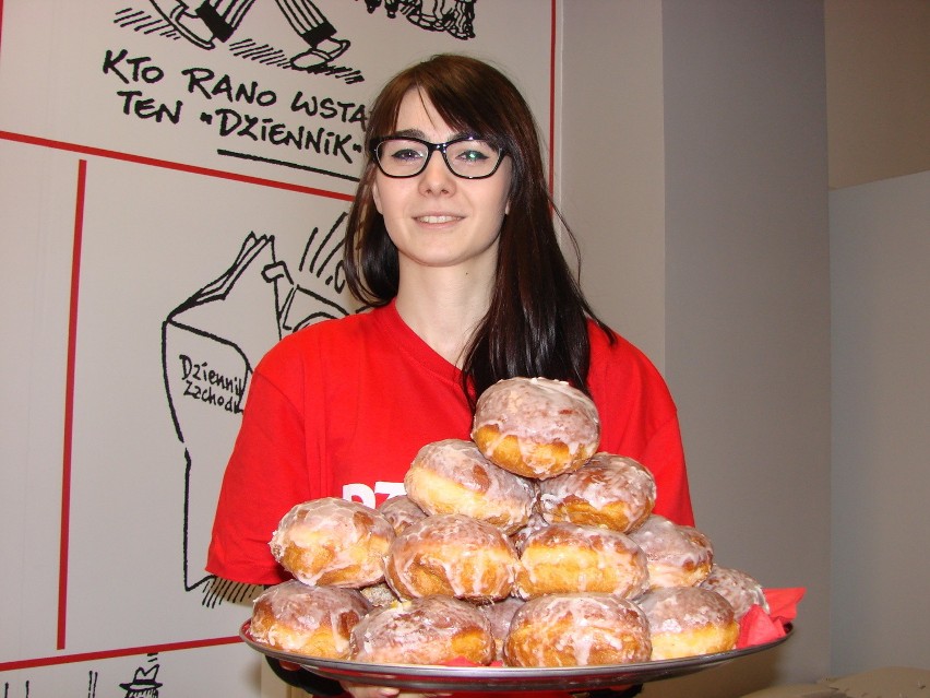 Tak Dziennik Zachodni rozdaje pączki w Tłusty Czwartek [AKCJA DZ]