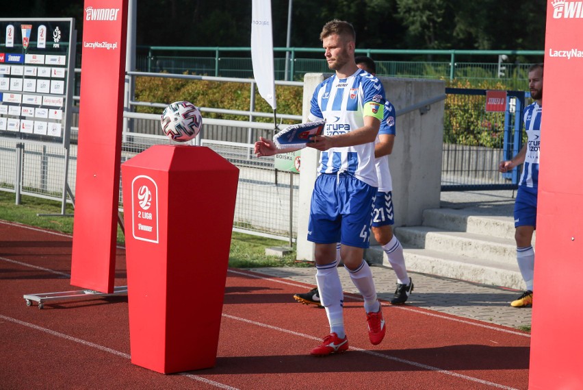 Wisła Puławy nie poradziła sobie z faworytem. Chojniczanka Chojnice zwyciężyła z beniaminkiem z Lubelszczyzny 2:1. Zobacz zdjęcia