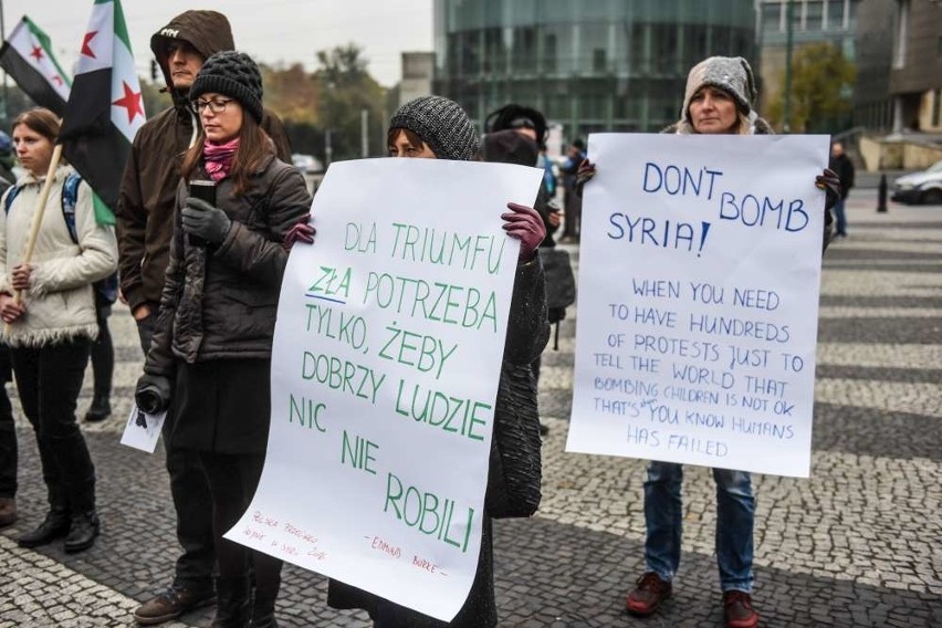 Stop ludobójstwu w Syrii! - manifestacja na placu...