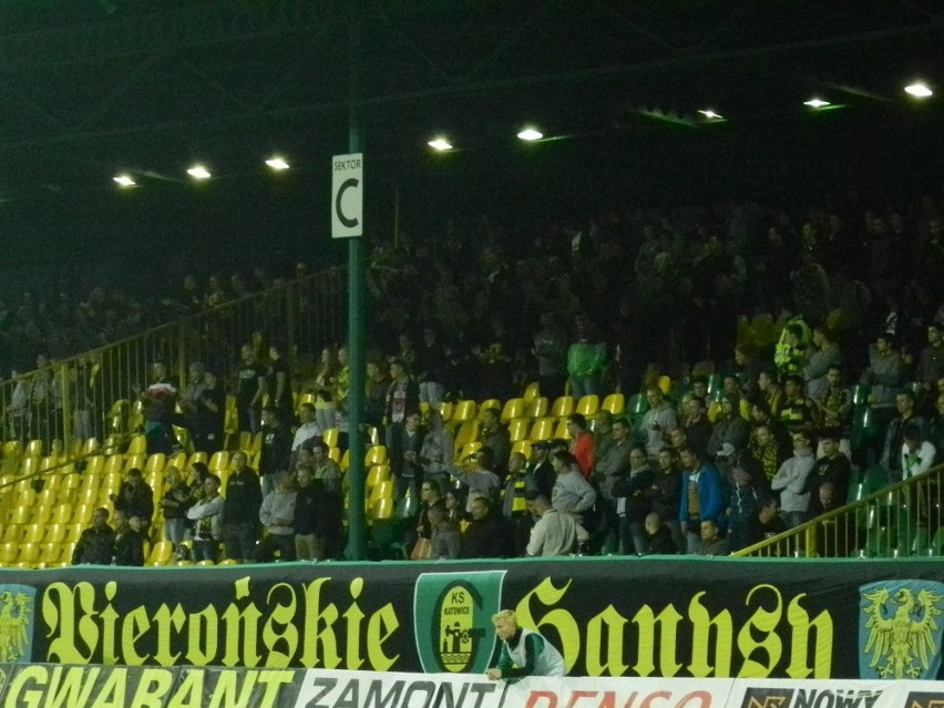 Kibice na meczu GKS Katowice - Chojniczanka Chojnice 1:1