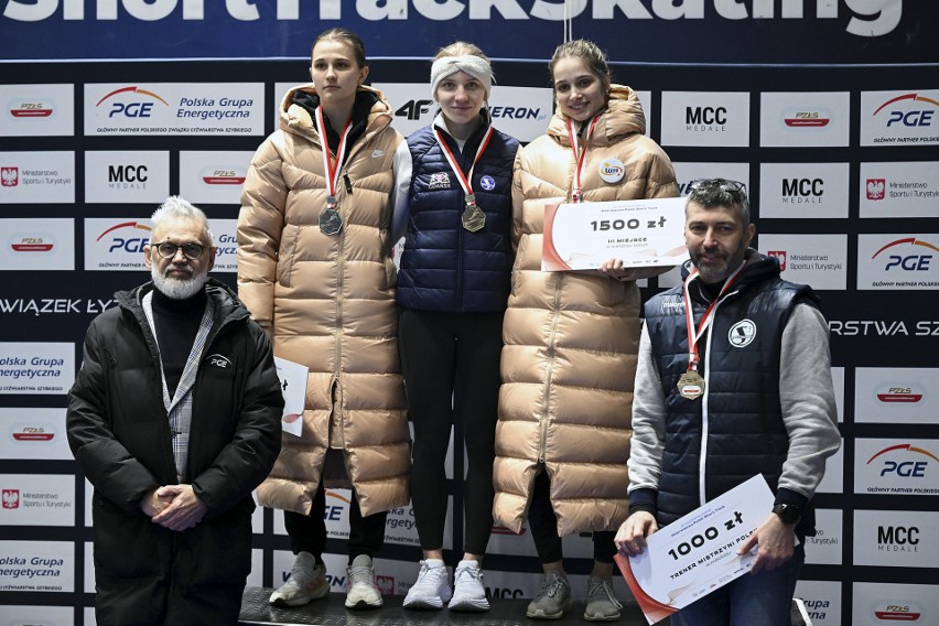 Najlepsze łyżwiarki szybkie w wielobojach mistrzostw Polski