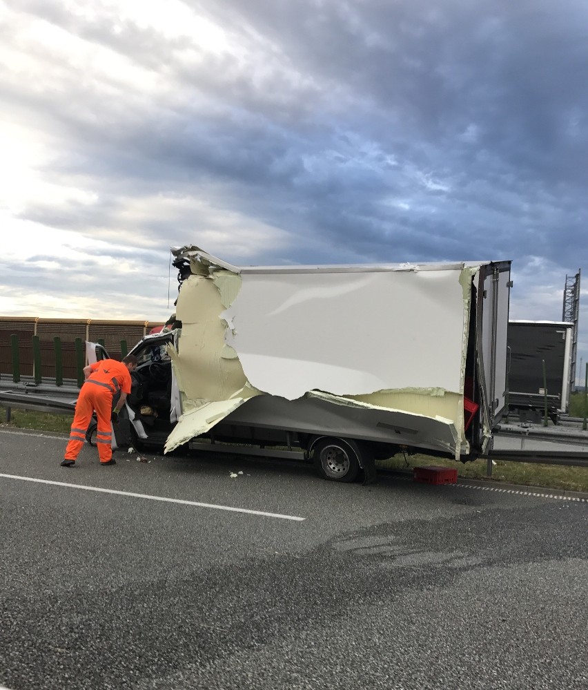 Wypadek na A1 na wysokości Czerwionki-Leszczyn