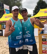 Medale Brula i Kujawiaka, siatkarzy RCS Czarnych Radom na mistrzostwach Polski w siatkówce plażowej
