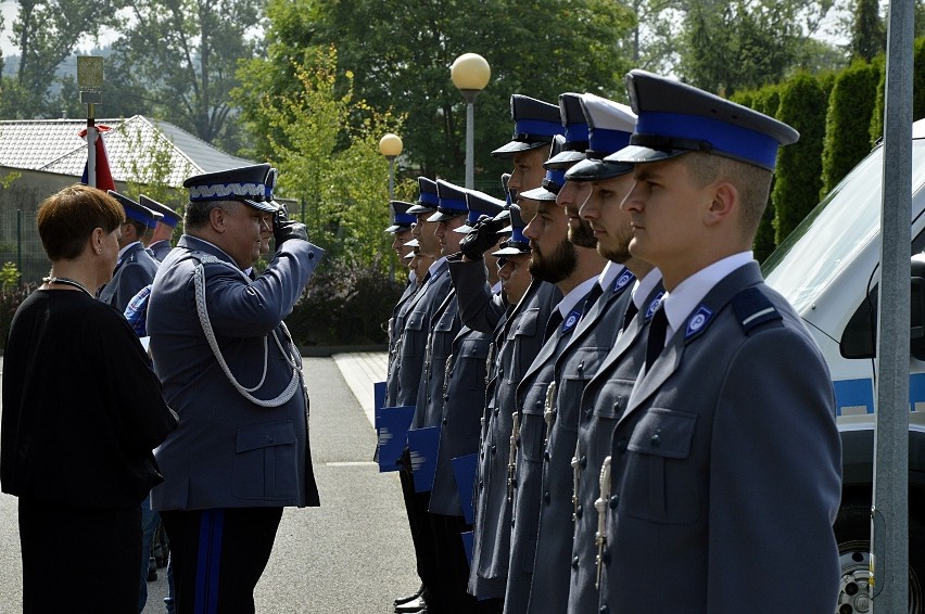 Gorlice. Święto policji, wręczono awanse i podziękowano za ciężką służbę [ZDJĘCIA]