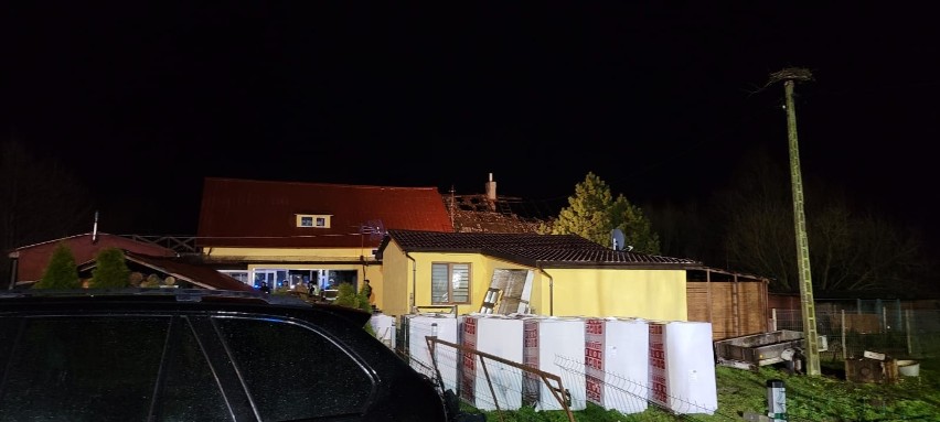 Mątowskie Pastwiska w powiecie kwidzyńskim. Pożar domu opieki. 32 osoby ewakuowane 27.01.2022
