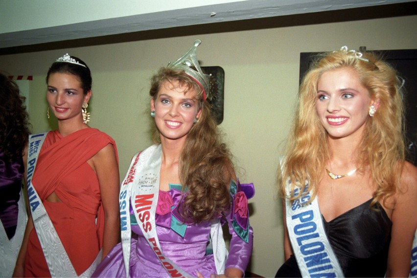 Koncert finałowy Miss Polonia 1992 w hali Arena w Poznaniu....