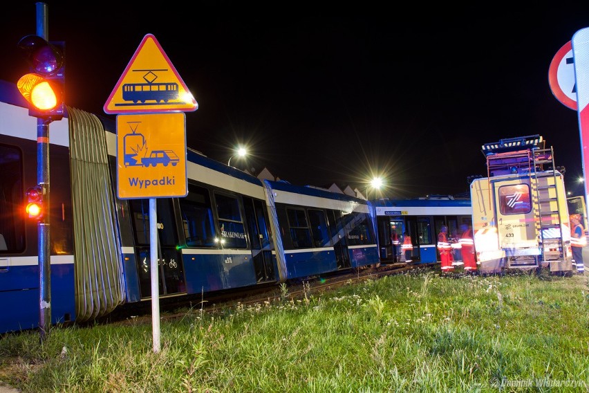 Źródło zdjęć: Poważne wykolejenie na alei Pokoju;nf