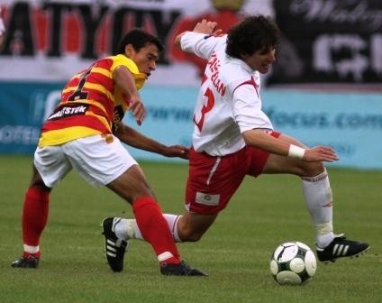 W rundzie jesiennej Jagiellonia uległa ŁKS-owi 0:1.