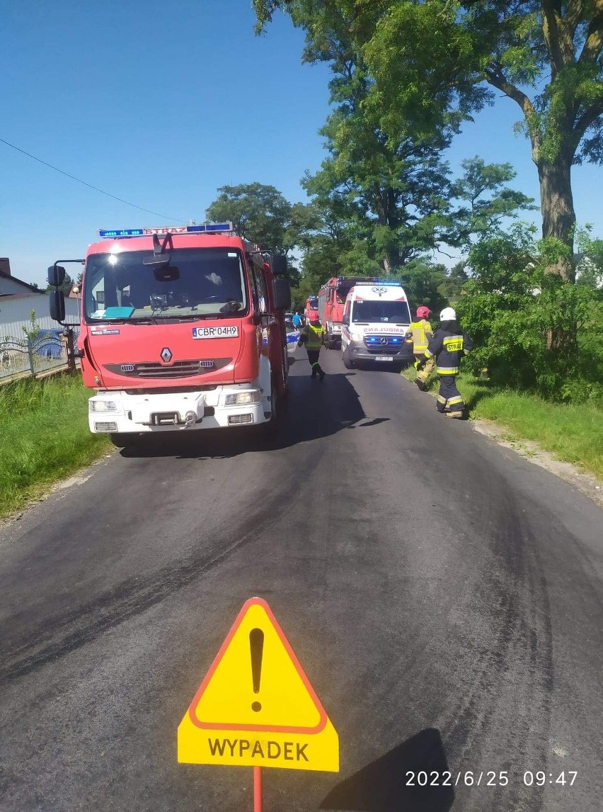 Do wypadku w Radoszkach doszło w sobotę, 25 czerwca ok. g....