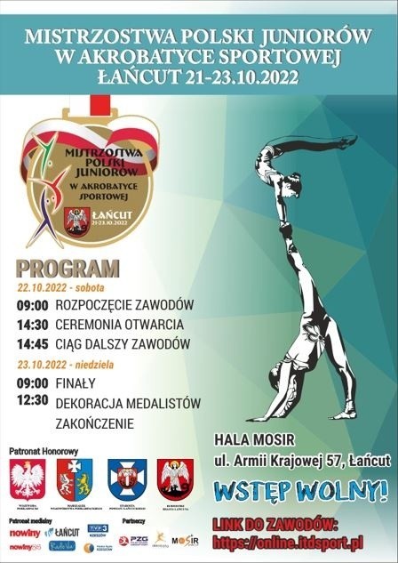 Mistrzostwa Polski Juniorów w Akrobatyce Sportowej...