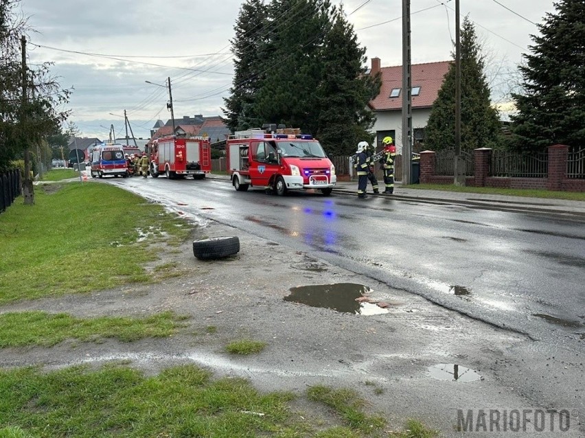 Wypadek w Komprachcicach.