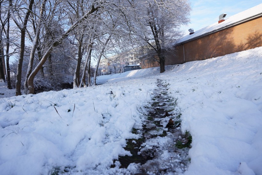 Promenady nie ma, ale jest wydeptana ścieżka