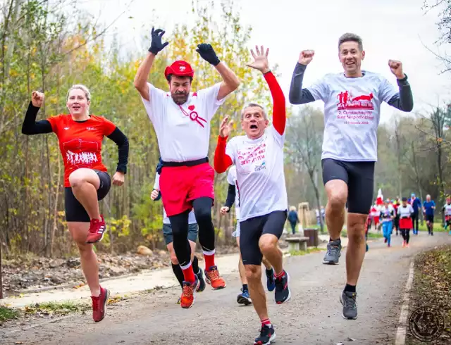 Częstochowa. Trening niepodległościowy w Parku Lisiniec