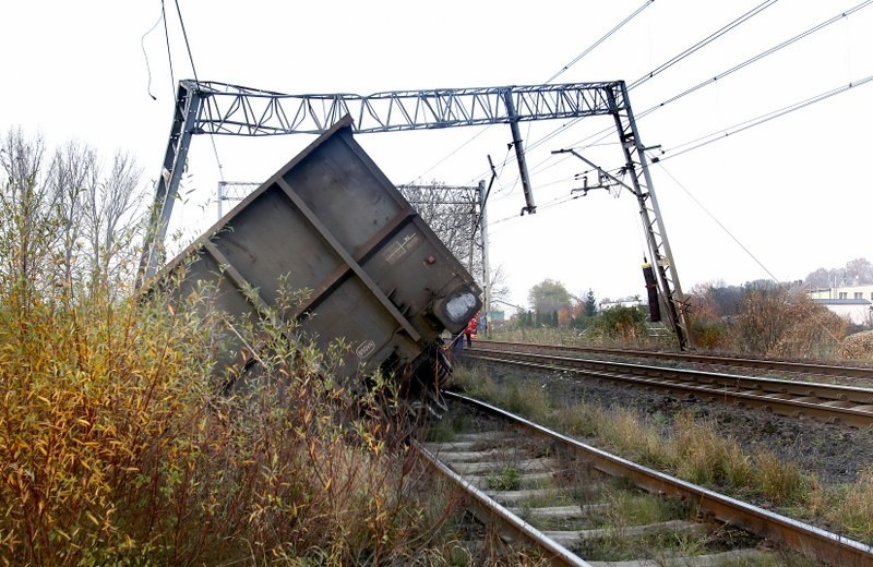 W Daleszewie wykoleił się pociąg