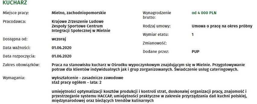 40 ofert pracy w Koszalinie i okolicach. Sprawdź zarobki, warunki! 