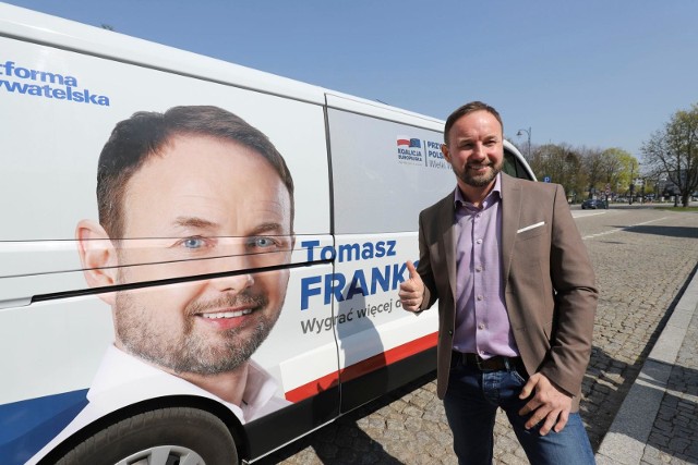 Tomasz Frankowski wyrusza wyborczym busem w trasę po powiatach