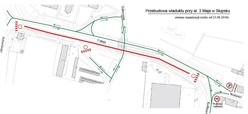 Przebudowa wiaduktu przy al. 3 Maja w Słupsku - zmiana...