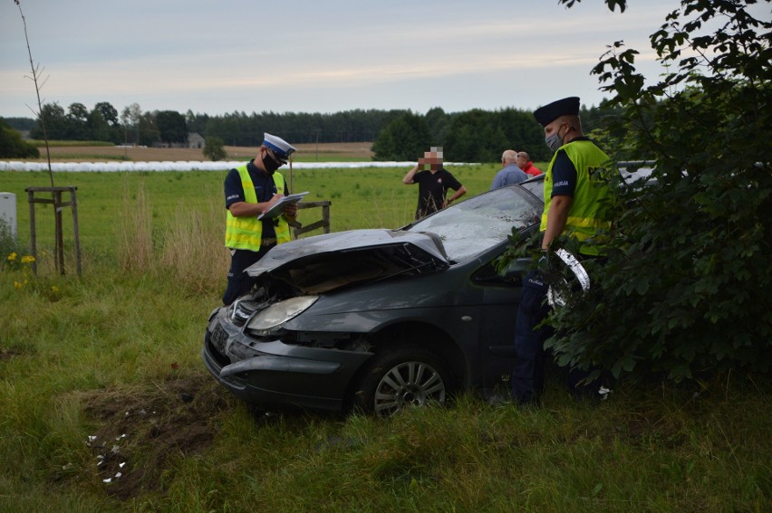 Śmiertelny wypadek w Czersku. Zginął młody rowerzysta 30.08.2020. Tragedia na DK 22 [zdjęcia]