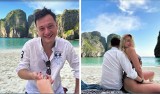 Takie były zaręczyny Karoliny Pajączkowskiej i Marcina Nowaka w Tajlandii. Gwiazd TVP [zdjęcia]