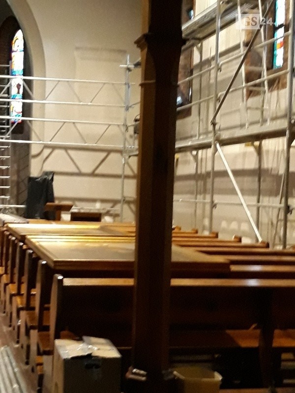Remont w kościele na Warszewie rozpoczęty. Cegiełki od wiernych wezmą udział w losowaniu