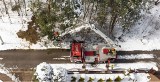 Strażacy z Krasocina walczyli ze skutkami ataku zimy. Zobacz zdjęcia
