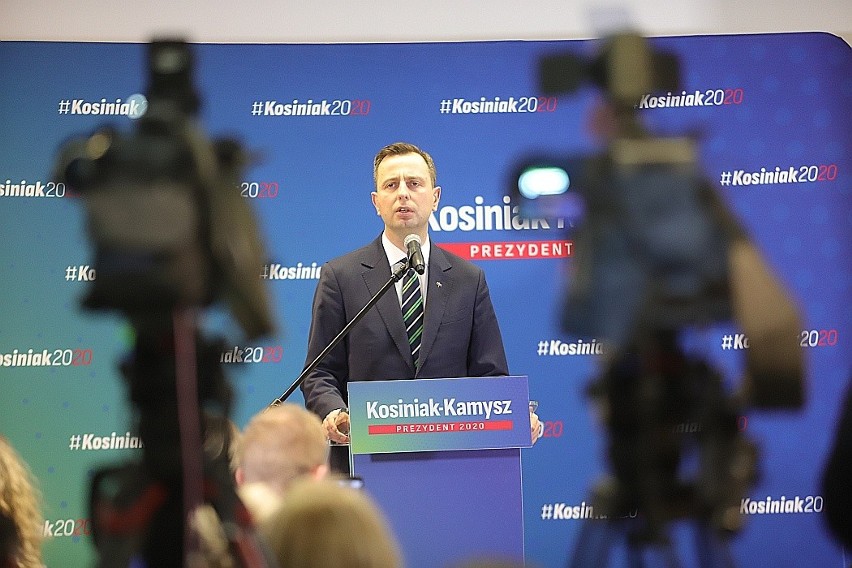 Władysław Kosiniak - Kamysz na spotkaniu z łodzianami. Kandydat PSL na prezydenta w sobotę prowadził kampanię w regionie łódzkim.