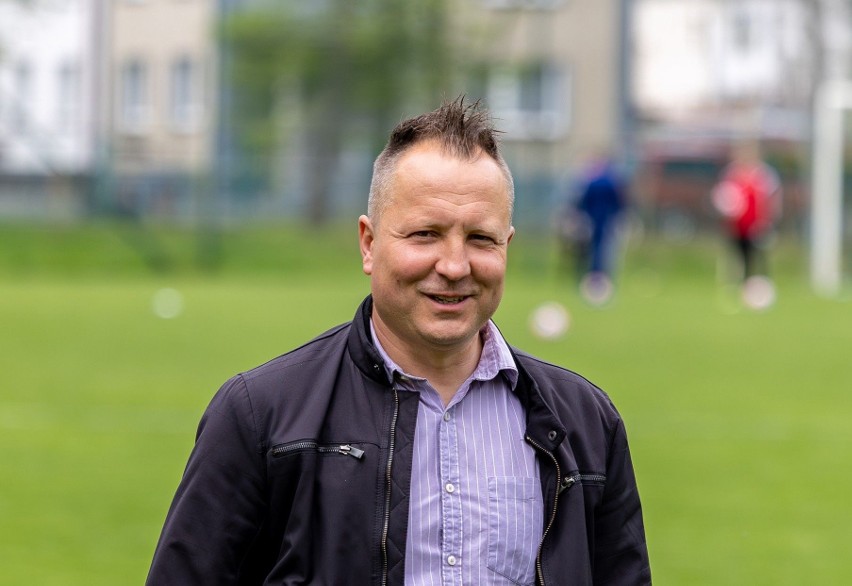 Trener Sławomir Sieńczewski jest zadowolony z tego, co LZS...
