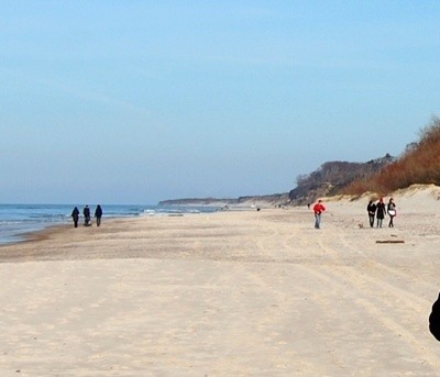 Plaża pod Ustką