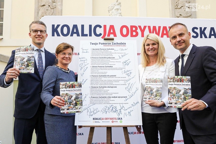 Sześć filarów od Koalicji Obywatelskiej dla Pomorza Zachodniego