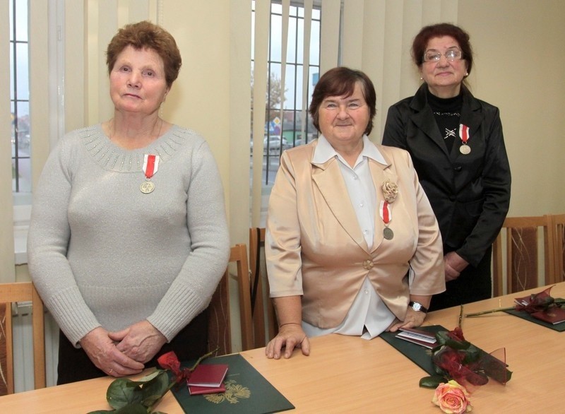 W czwartek panie (od lewej): Marianna Król, Jadwiga Piwońska...