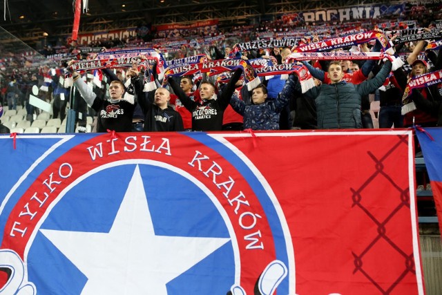 10.11.2018 krakow, mecz wisla krakow - zaglebie lubin, nz kibice, barwy, oprawafot. oskar nowak / polska press