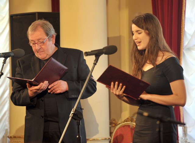 Mariusz Benoit i Justyna Kowalska czytali wiersze Józefa Czechowicza