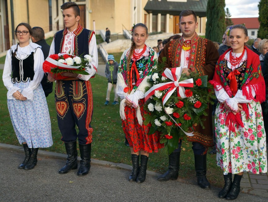 Łososina Dolna. Uczcili 99. rocznicę odzyskania niepodległości