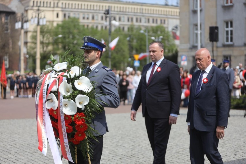 Katowice - obchody rocznicy uchwalenia Konstytucji 3 maja...