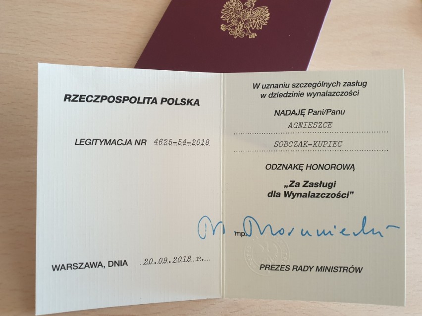 Myśleniczanka otrzymała odznaczenie od premiera