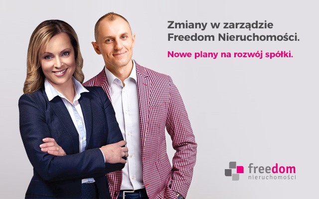 Rynek nieruchomości. Zmiany w zarządzie Freedom Nieruchomości i nowe plany spółki