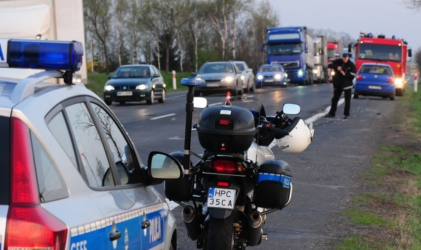 Wypadek na krajowej "jedynce" w Jeleńcu